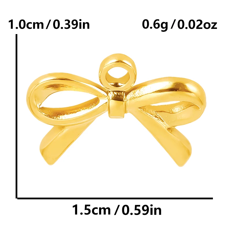 Echt vergoldet Mode Kpop Piercing Schmuck Mädchen Schleife Blume Herz Anhänger Ohrring Edelstahl Creolen für Frauen – Detail 31
