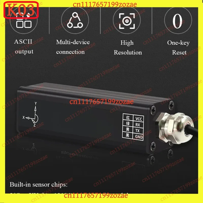 HWT3100 Military Grade Magnetometer Heading Angle Fluxgate RM3100 3-axis Electronic Compass Geomagnetic Sensor Module