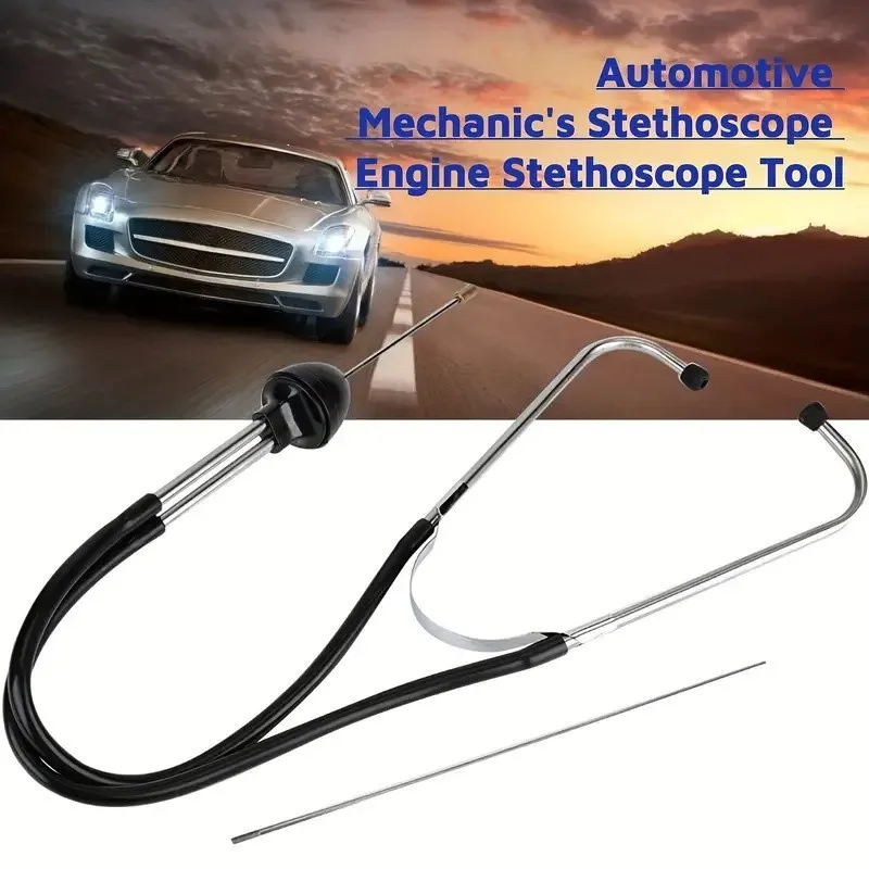 1pc Auto Cylinder Stethoscope, Mechanics Stethoscope Car Engine Block Diagnostic Automotive Hearing Tool Detection