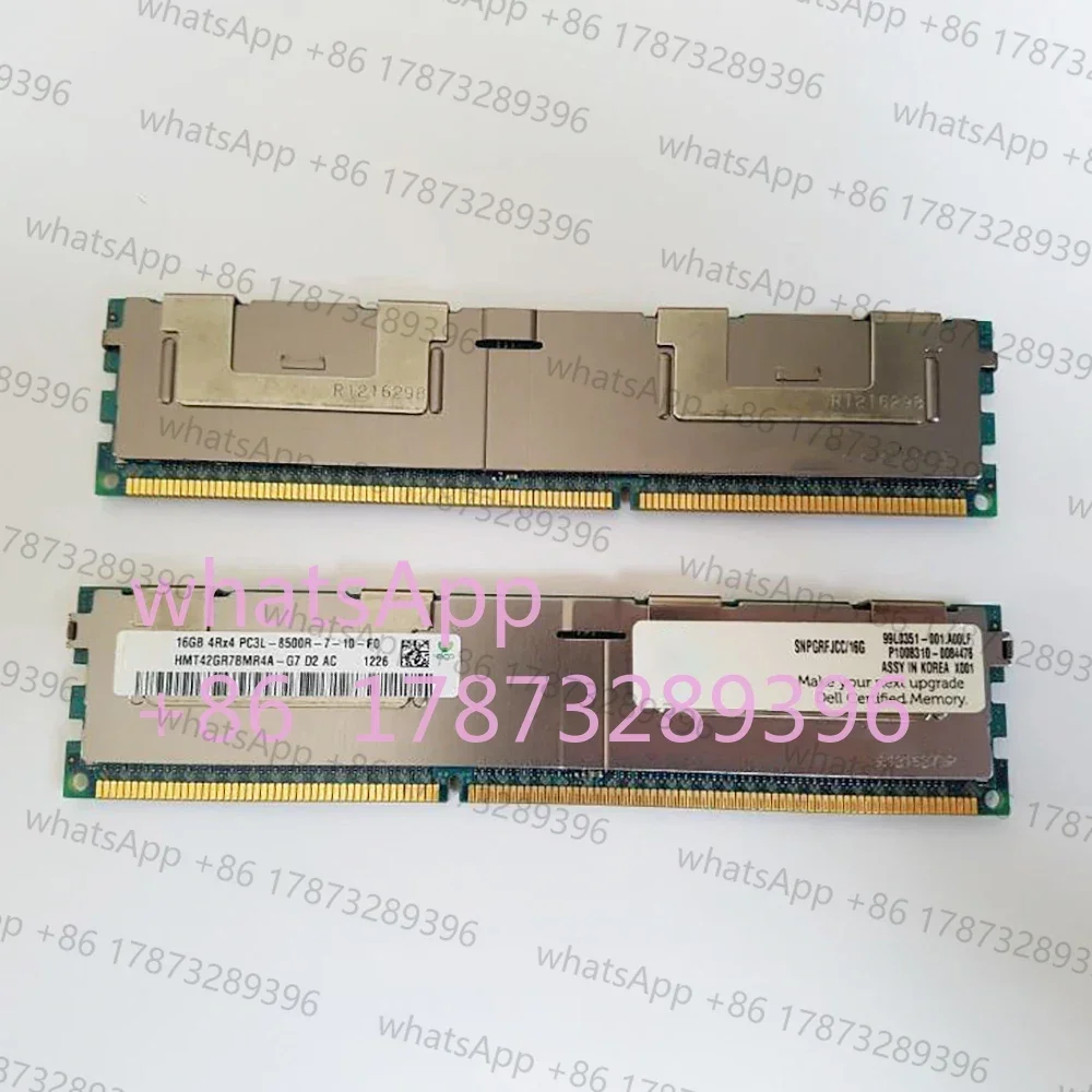 

1 PCS 16G 4R×4 PC3L-8500R DDR3 1066 ECC REG For SKhynix Server Memory HMT42GR7BMR4A-G7