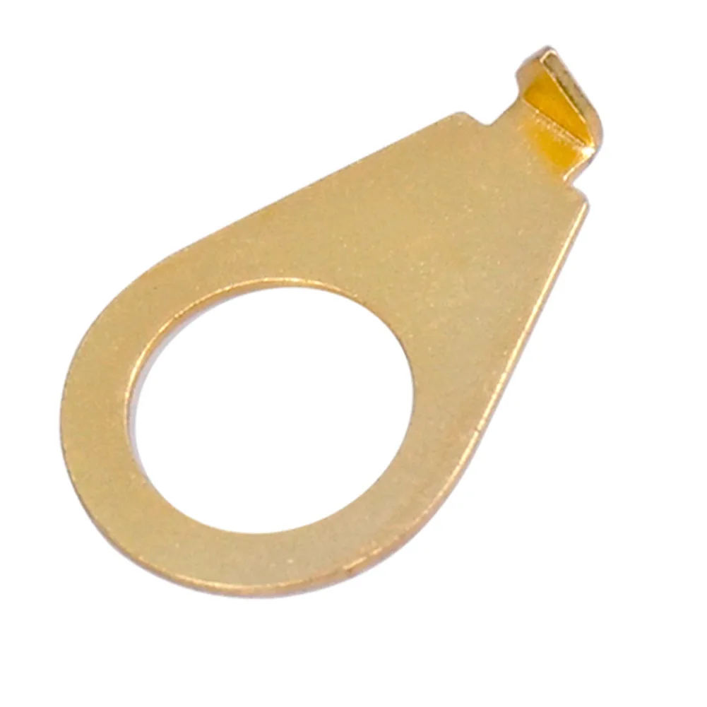 Gitarrenknopfplatten steigern Sie Ihr Spielerlebnis mit 4 Metall-Zeigerplatten-Unterlegscheiben für Gibson LP-Gitarren – Detail 5