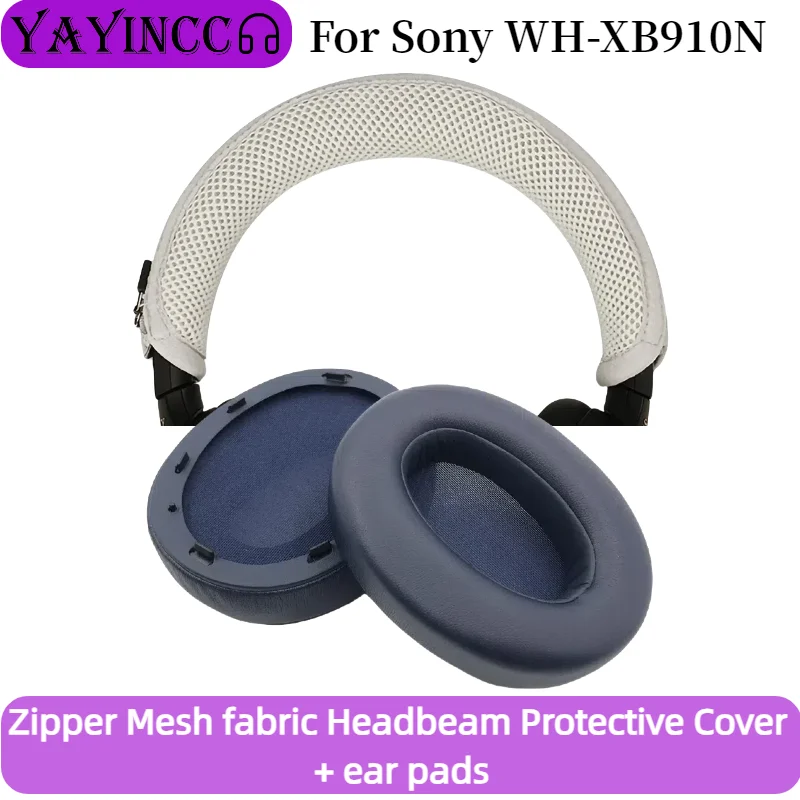 YAYINCC New all inclusive headband protective cover Combo For SONY WH-XB910N wireless Headphones Replacement ear pads earmuffs