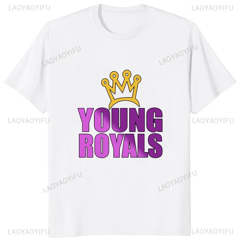 Hot Sale Young Royals Hillerska Skolan T Shirt Wilhelm and Simon Lgbt Short Sleeve T-Shirt Fashion Breathable Comfortable Tees