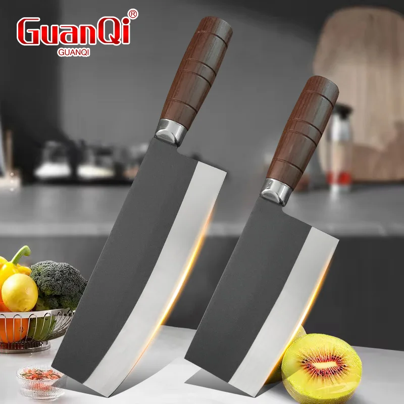 Plastic Handle Forged Cooking Knife Household Stainless Steel Kitchen Knife Meat Cleaver Vegetable Slicing Cooking Chinese Knife