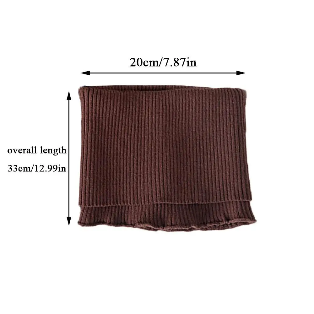 Woolen Wrap Turtleneck Knitted Scarf Detachable Fake Collars Soft False Collar Winter Warm Scarf Small Shawl Neck Warmer Muffler #6