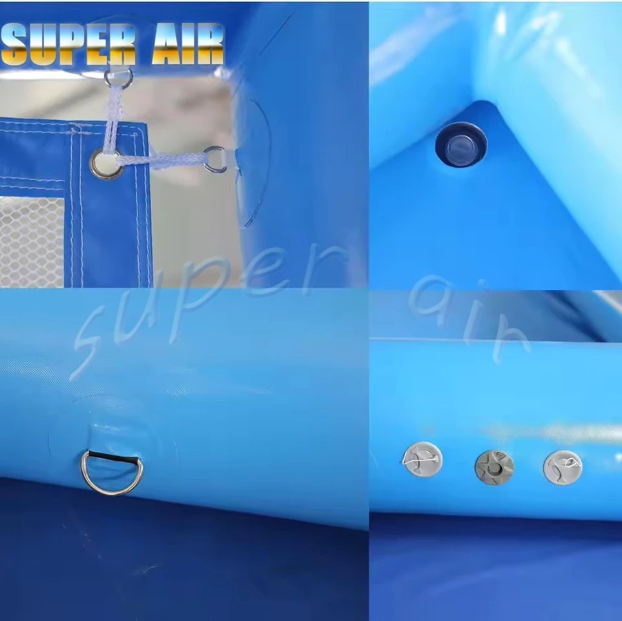 Customization grade PVC commercial inflatable volleyball court outdoor volleyball pool, beach water volleyball field