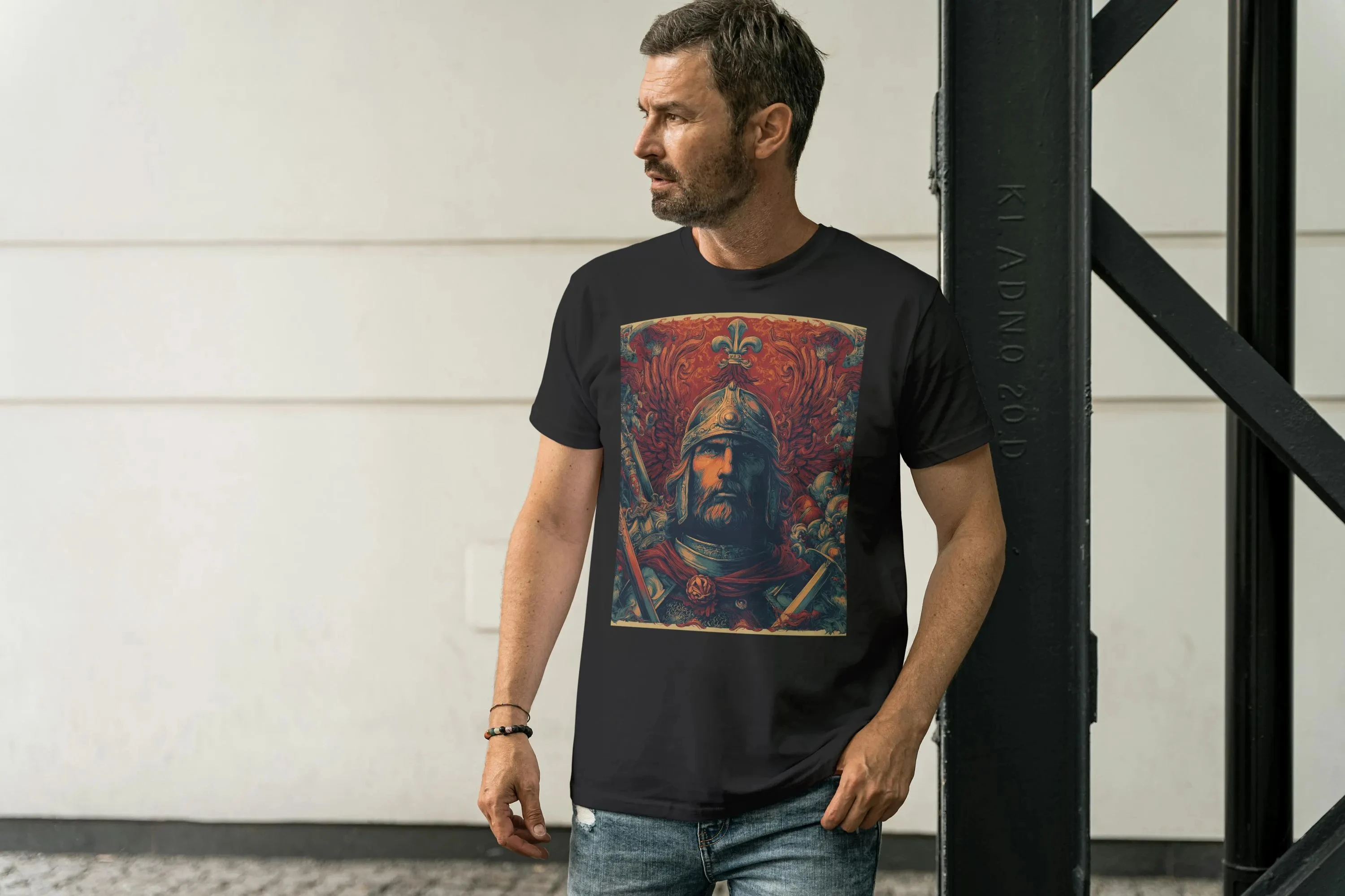 Moda Charles Martel Warrior Camiseta • Arte Medieval Patriótica • História Não Esqueça Homens Em Pé • Homem Enraizado Presente Camiseta Masculina