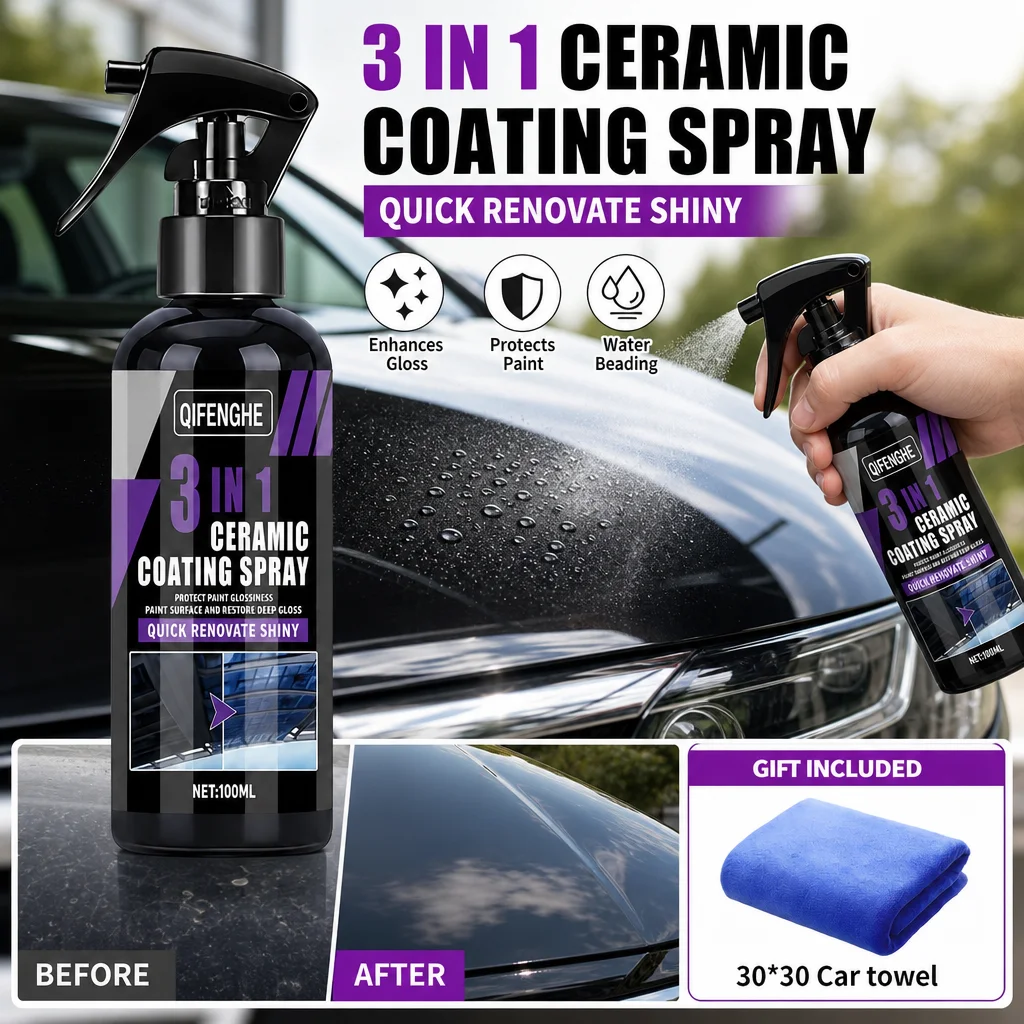 Ceramic Coating For Cars Paint Mirror Shine Crystal Wax Spray Nano Hydrophobic Anti-fouling Auto Detailing Car Cleaning Products