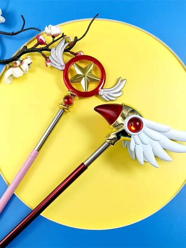 

Трансформируемая металлическая Exble Sakura, палочка для косплея Magic Sti, аниме-карта Captor Sakura Accory, коллекционный подарок