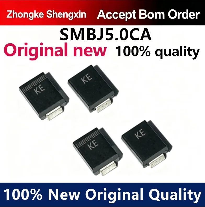 (5pcs-100pcs)Bidirectional SMBJ5.0CA SMB silk screen: KE/KE TVS transient suppression diode