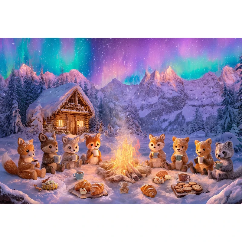 Crow Dark Sky 500/1000/1200/2000Pieces Jigsaw Puzzles Family Activity Games for Gameroom Bedroom Gifts Home Decor