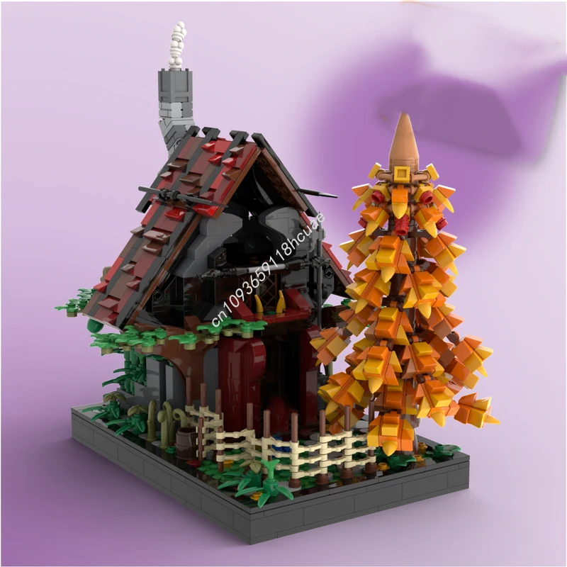 

1417pcs MOC Majistos Magical Home Castle Building Blocks Christmas Gift Exclusive Collector Showcase for Creative Hobbyists Logi