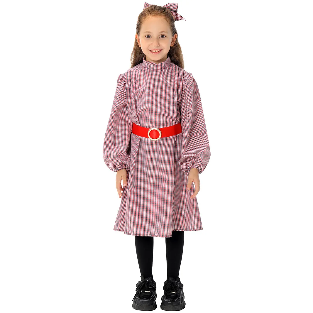 American Girls Independence Day Costume Children Halloween Cosplay Outfit for School Stage Show Performance Dress Up Set