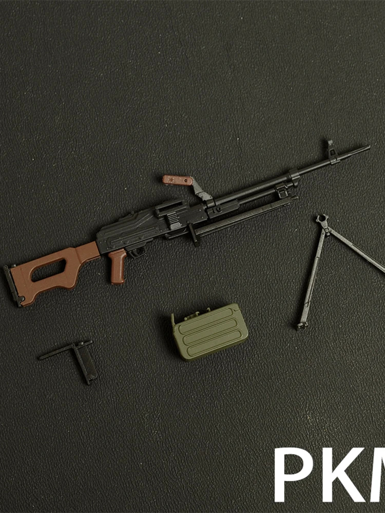 Mp5 M27 PKM WWII G36 Full Set 1/12 Mini Static Weapon Model Gun Toys Accessory For 6" Mobile Suit Girl Figurine Hobby Ornament view 6