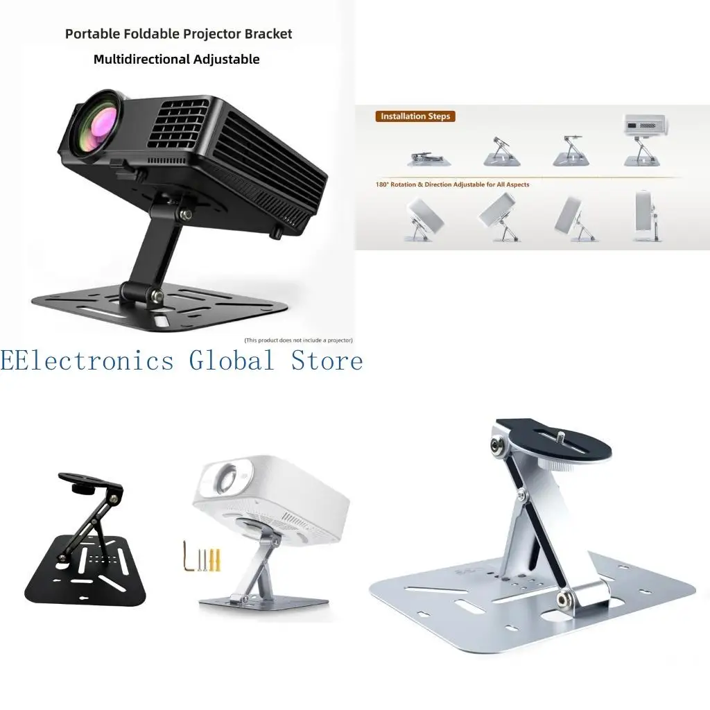 462B Adjustable Projector Mount Stand Projector Bracket Ceiling Wall Mount Adjustable Foldable Projector Stand Replacement