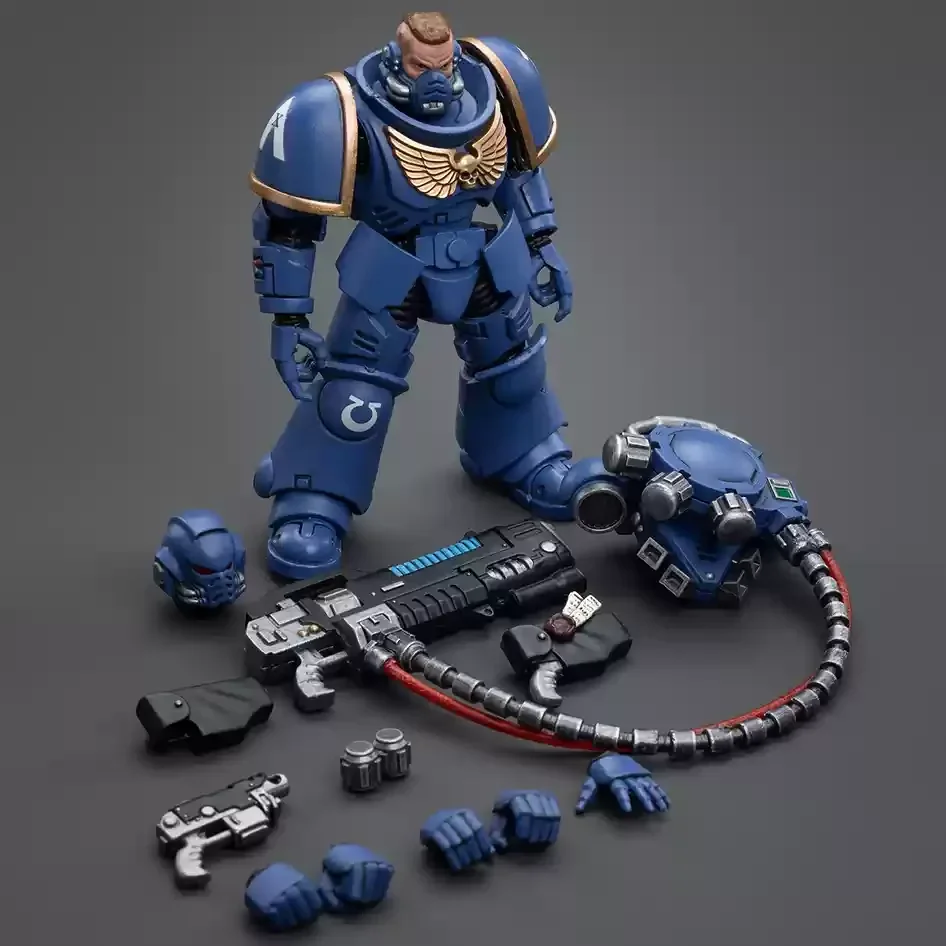 [IN STOCK] JOYTOY Warhammer 40K Ultramarines Hellblasters Action Figure Sergeant Ulaxes Brother Paxor/Torsus Joint Movable Model