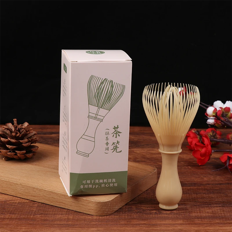 ·NewDIY Japanese Ceremony Resin Matcha Practical Powder Whisk Coffee Green Tea Brush Chasen Tool Grinder Brushes Tea Tools·