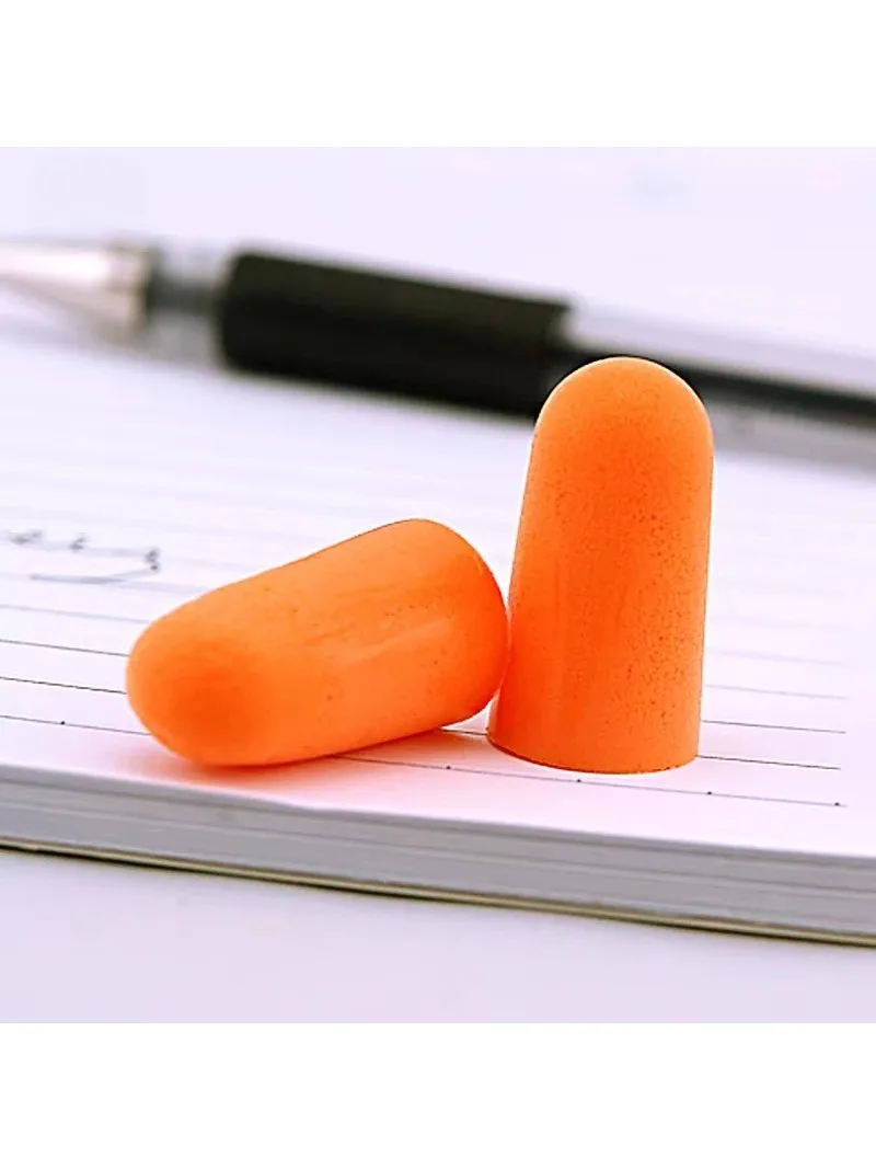 10/20/50 paires de bouchons d'oreilles Anti-bruit travail étude sommeil voyage avion réduction du bruit bouchons d'oreilles en mousse souple emballés séparément