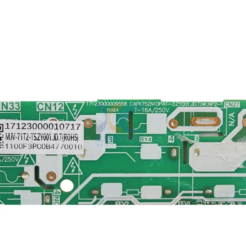 CAFK75ZN1DPA1-3.ZY001.JD.T.NK.NP2-1 17123000009558   PCB 17123000010717   บอร์ดควบคุมสําหรับชิ้นส่วนเครื่องปรับอากาศ Midea