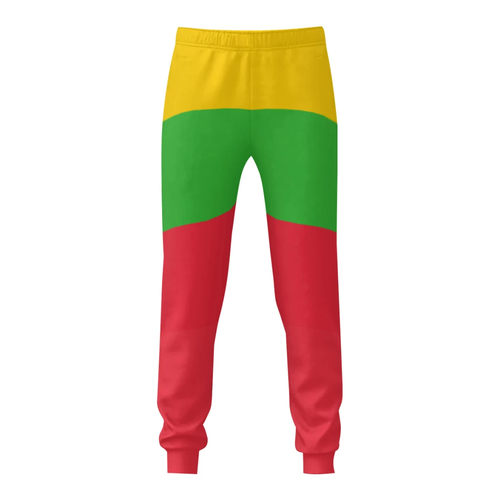 Myanmar Flag Mens Sweatpants with Pockets Joggers for Men Sports Casual Sweat Pants With Drawstring