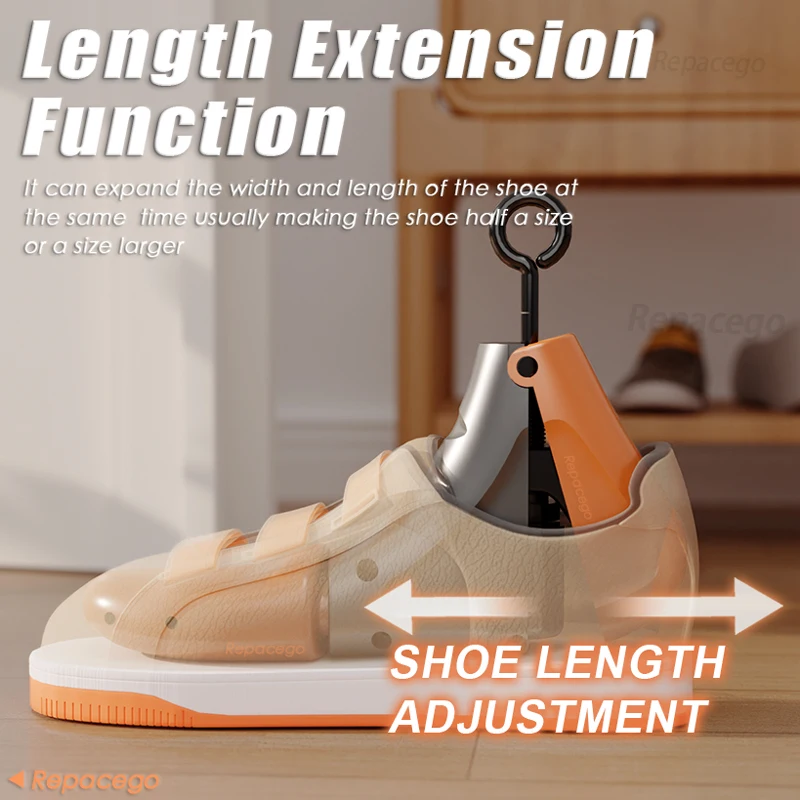 Repacego 1 Pcs Shoe Stretcher Shoe Trees Universal Unisex Men Women Adjustable Length Width high low top shoes Extender Keeper