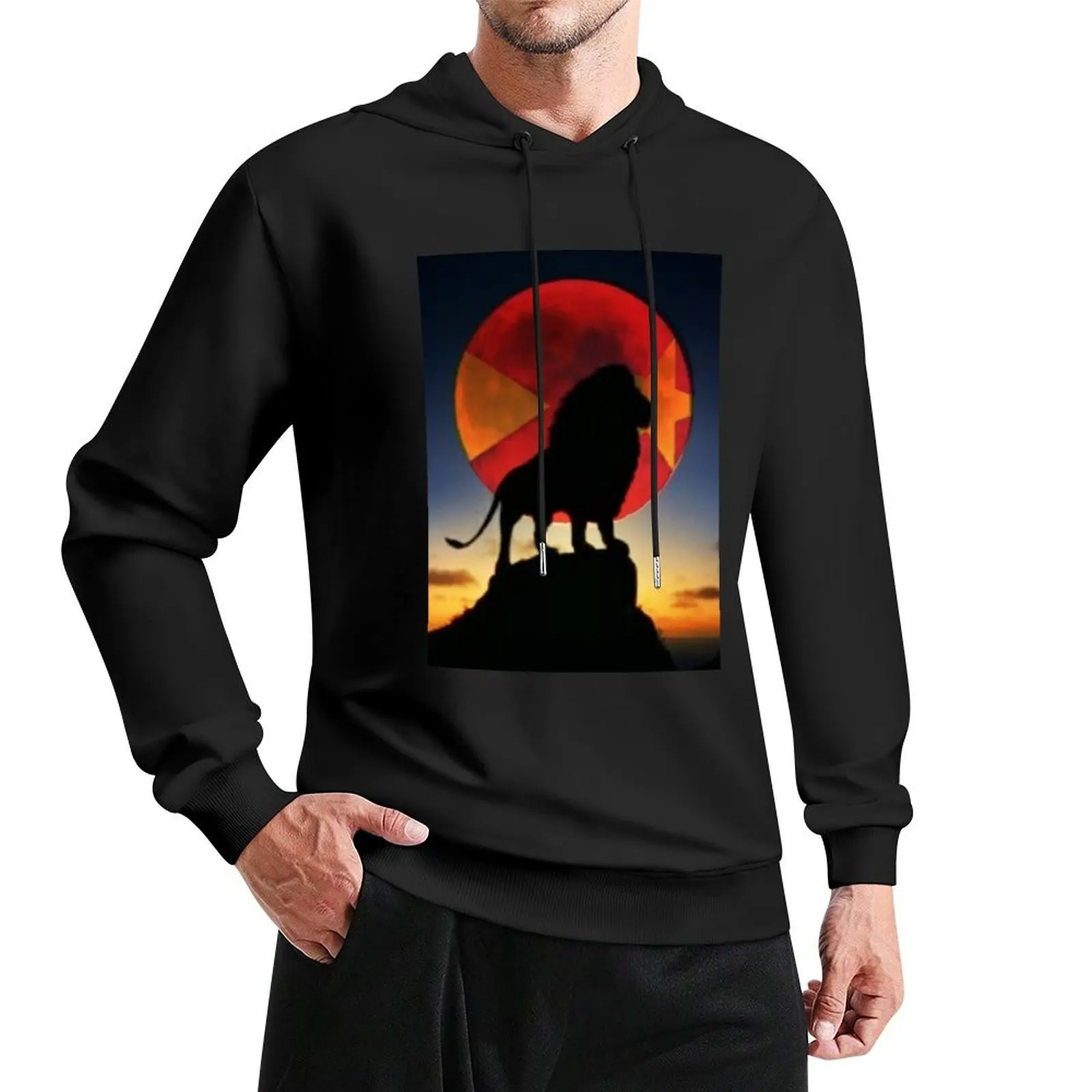 

TIGRAY Lion Flag Sunset #Tigrai #Adey#TDF #TPLF  #Tegaru Pullover Hoodie men's winter sweater new hooded tee