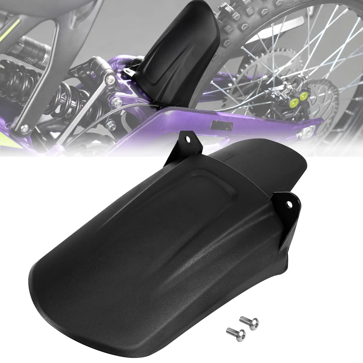 

NICECNC Electric Dirt Bike Rear Wheel Fender Rear Mud Guard Cover For Surron Light Bee X Sur-Ron Liht Bee S Segway X160 X260