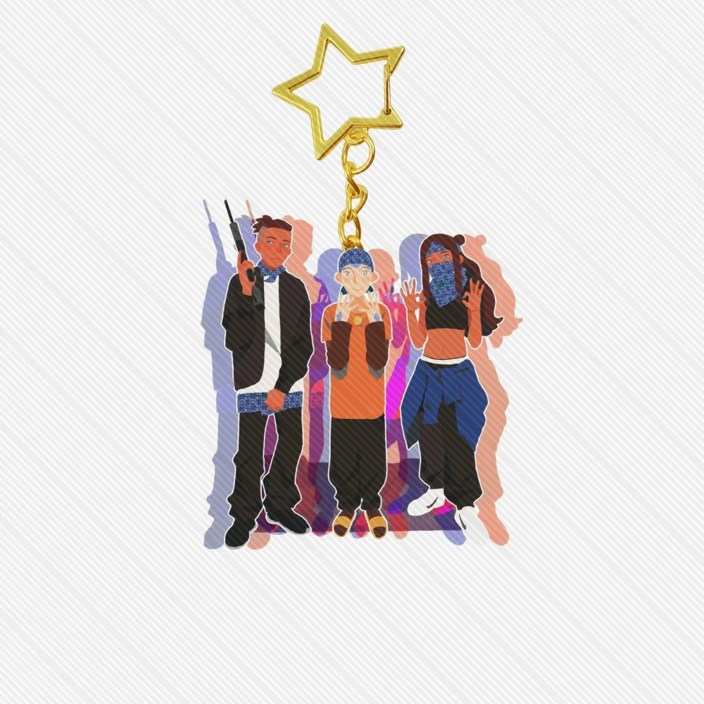 6CM hot American comics Avatar Legends Acrylic Keychain Characters Ornament Accessories Goods Collection Christmas Gifts