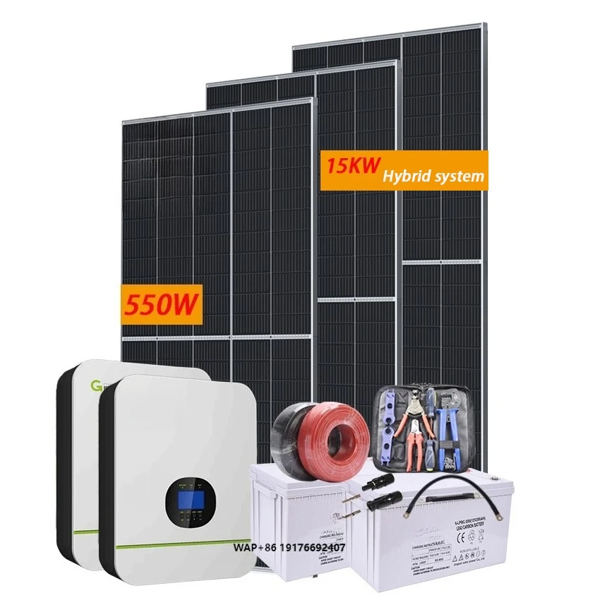 Jingsun Hot Sale 15kw PV Power Complete Set Solar Panel Kit 10kw Solar Energy System Hybrid Home Solar Energy System