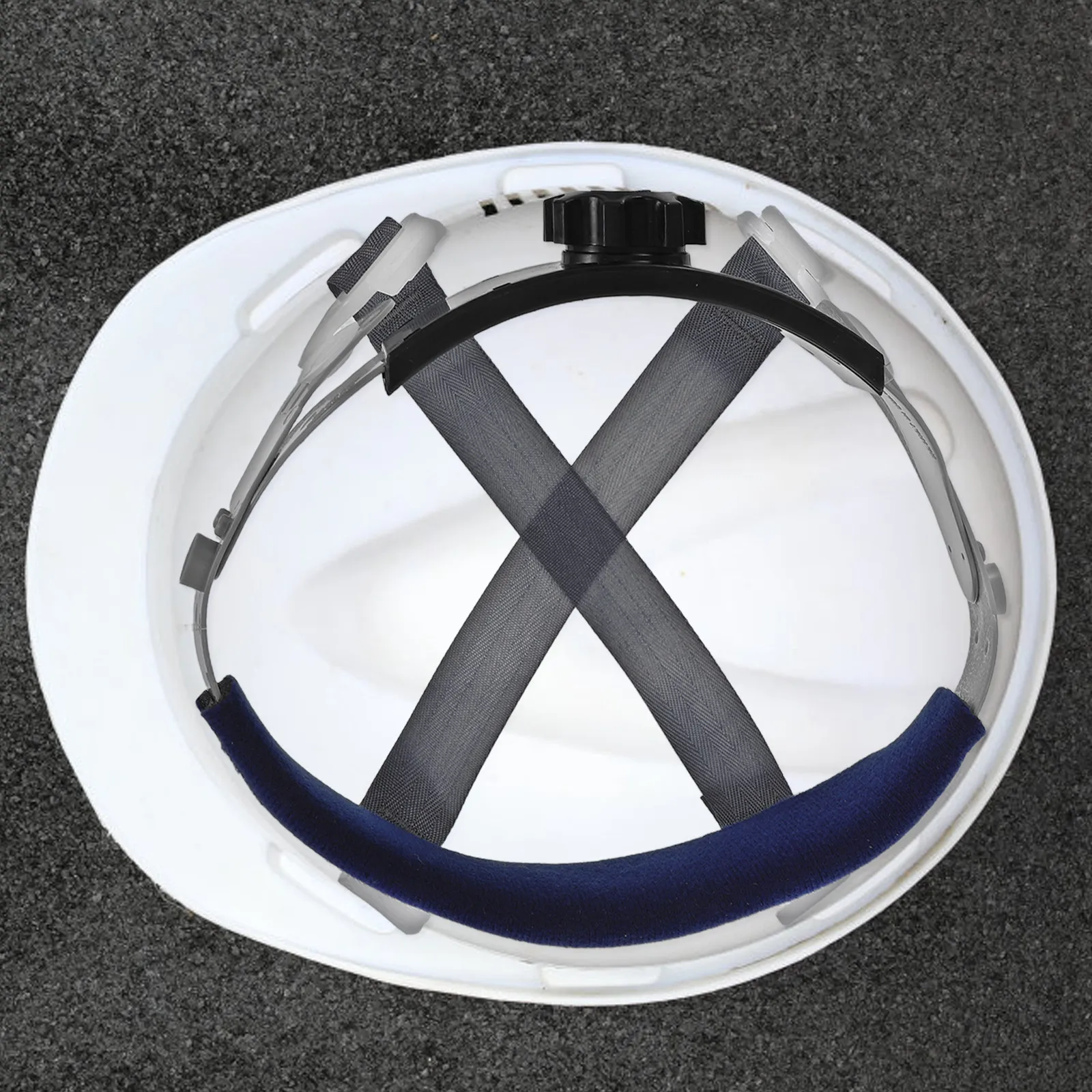 

6-Point Adjustable Hard Hat Liner Replacement Suspension System Breathable Sweat-Absorbent Worker Safety