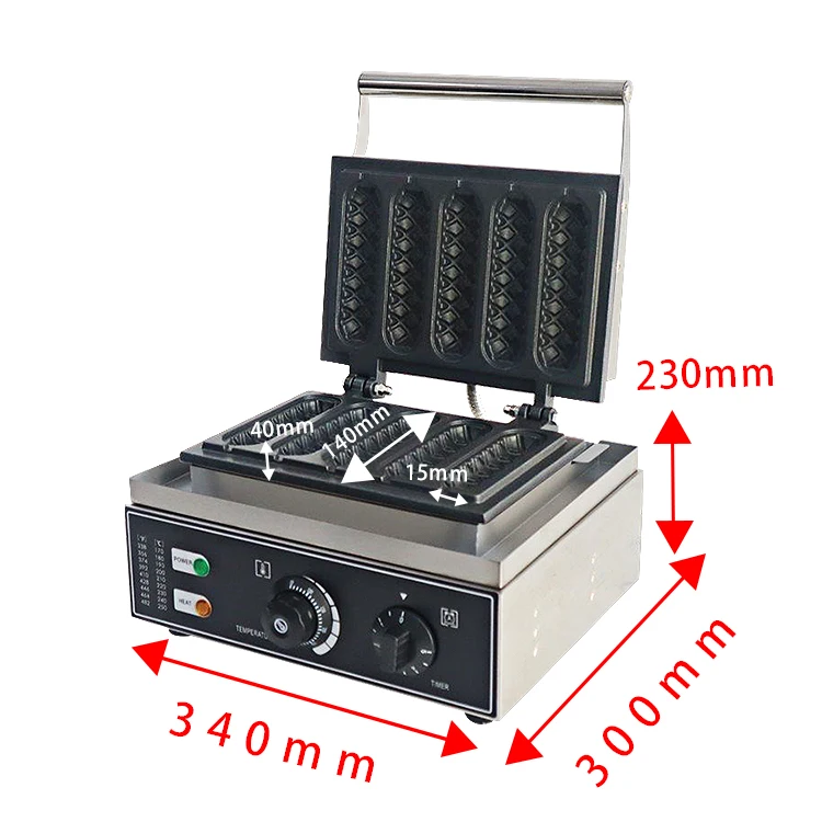 New Product Multifunctional Hot Dog Waffle Maker Machine Electric Non-Sticking Hot Dog Stick Waffle Maker Machine