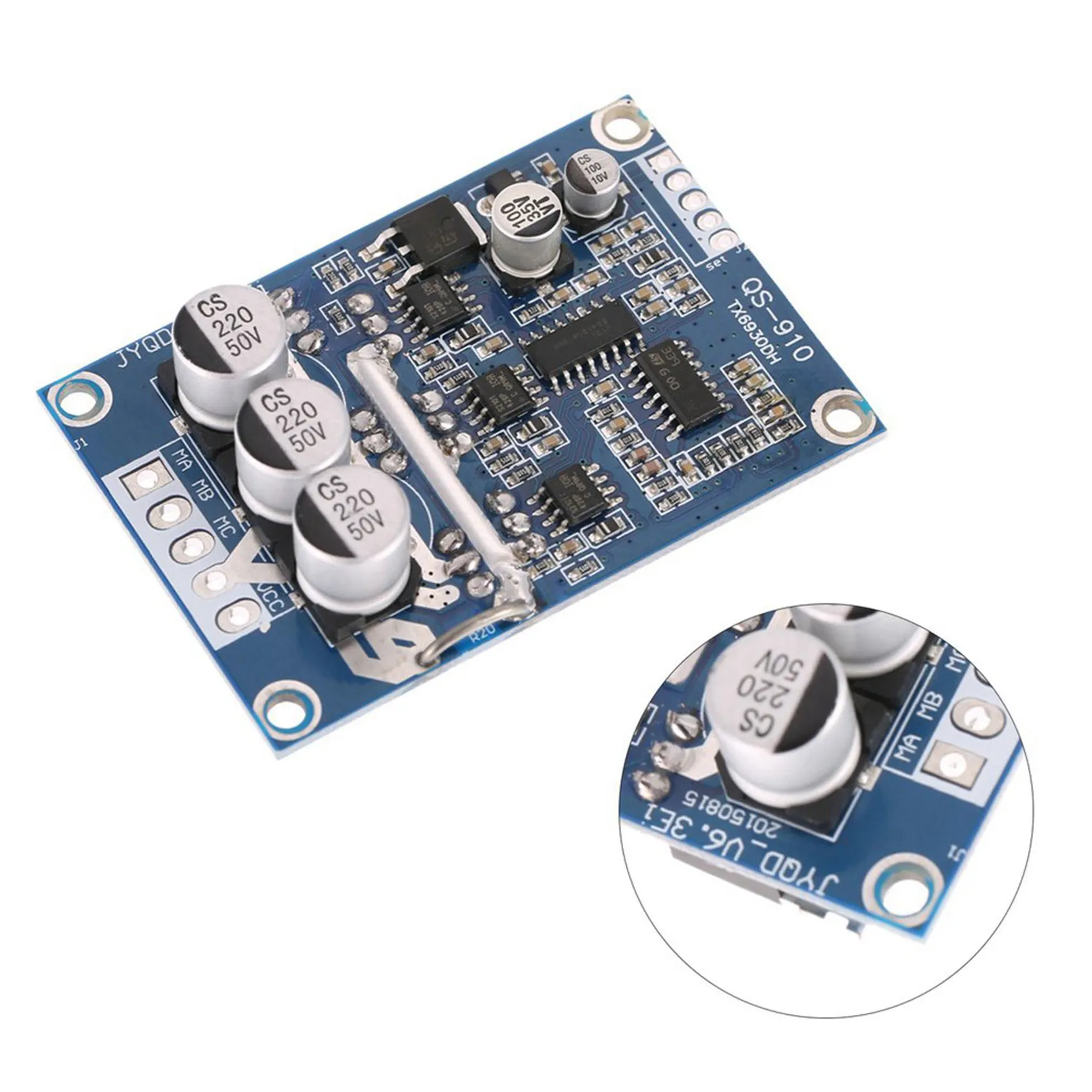 DC 12V-36V 500W Brushless Motor Controlador sem Hall PWM Controle Equilibrado Car Driver Board Uso durável