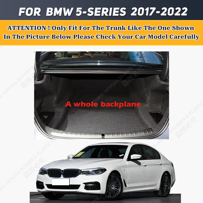 Car floor mats for BMW 5 Series G30 525i 530i 540i 2018 2019 2020 2021 2022 Car Trunk Mat accessories