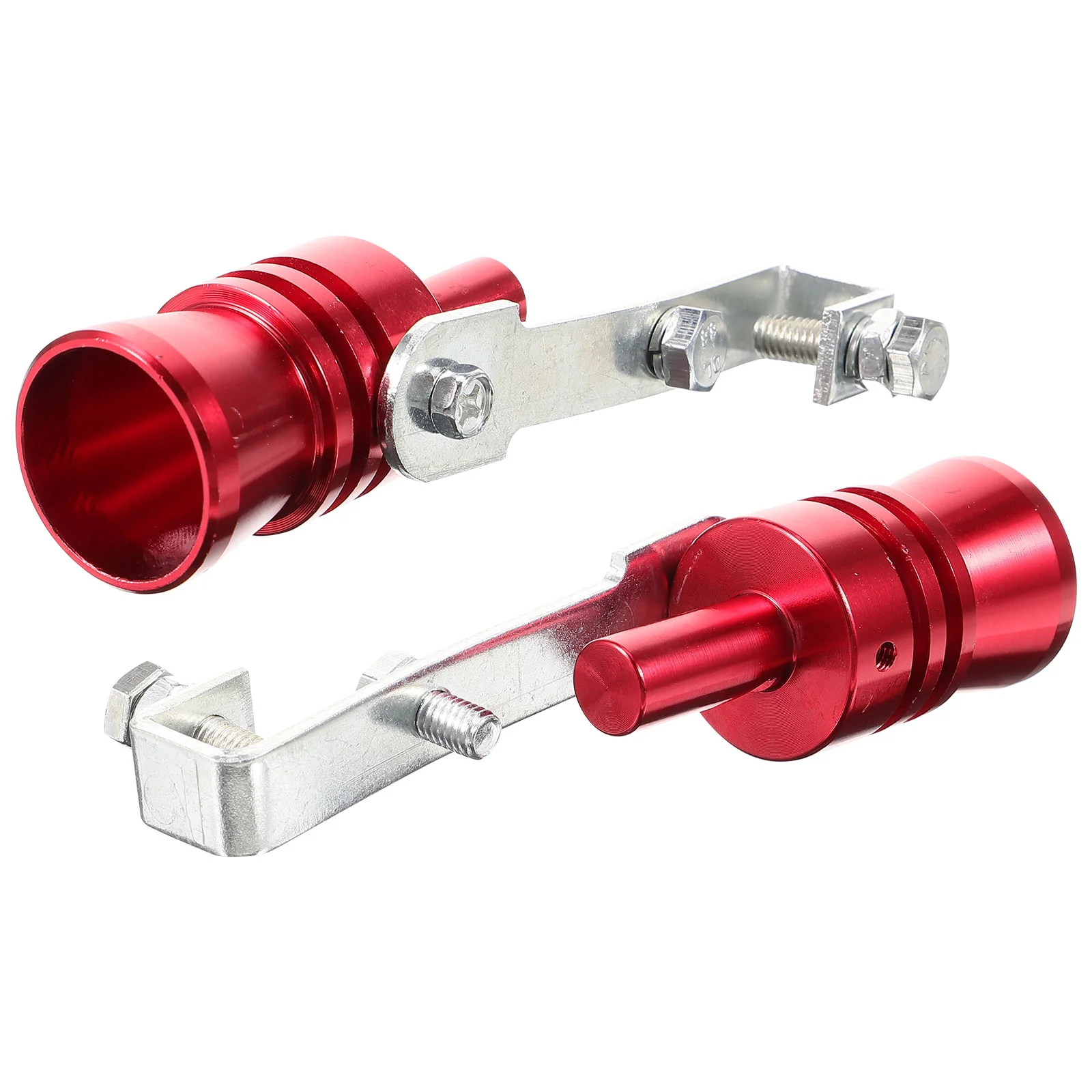 

2 Pcs Turbo Whistle Exhaust Muffler Accessories for Car Adjustable Honk Noise Sounders Tail Aluminum Alloy Maker