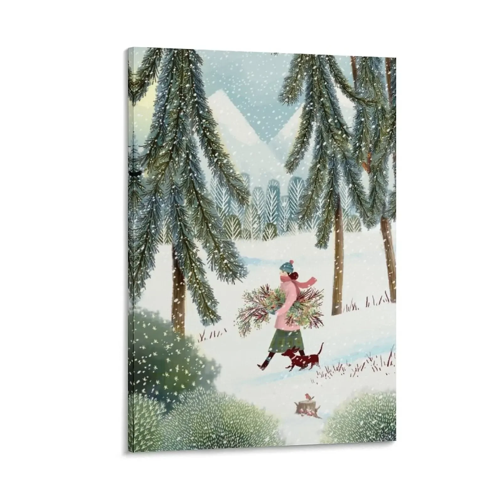 

The Extreme Wreather on a Foraging Expedition Canvas Painting cute room decor japanese room decor