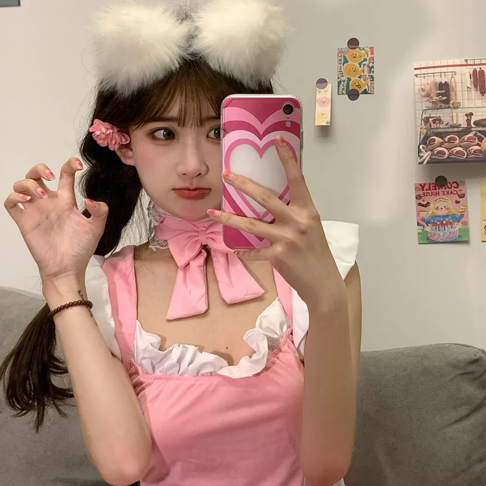 Ladies Sex Lingerie Costume Role Play Maid Outfit Sexy Uniform Couples Women's Party Skirt Underwear Clothing Cosplay Lingerie