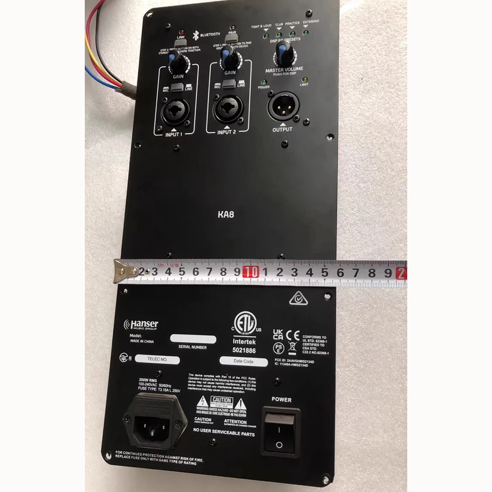 KA8 Active Amplifier Module For KAT DSP MIC/LINE 20Hz-20KHz 347mm*157mm*60mm 100-240V 50/60Hz