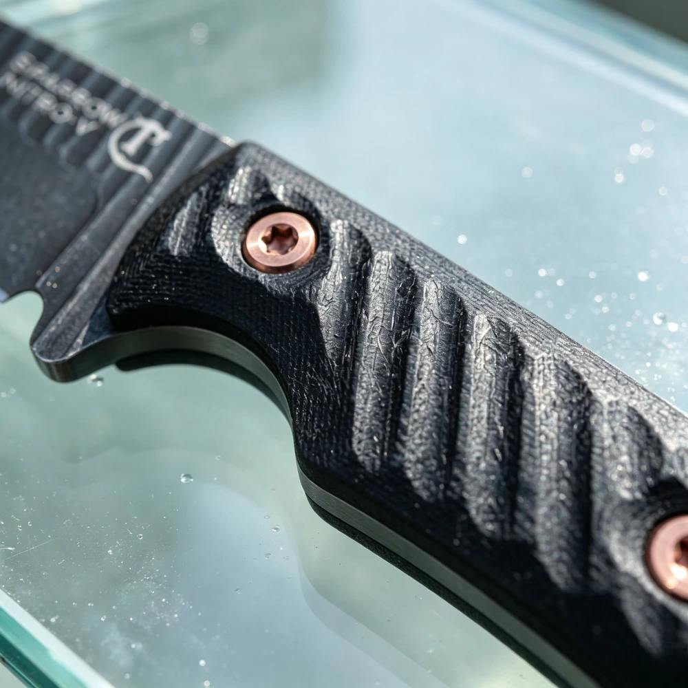 มีดตรง Sparrow พร้อมปลอก K แบบ - Bushcraft Knife Fixed บทวิจารณ์และราคา