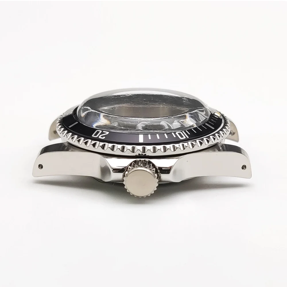 Caja de reloj de alta calidad de 39,5mm, piezas de reloj para hombre compatibles con caja de movimiento NH35/36, pulsera, accesorios de caja de acero inoxidable