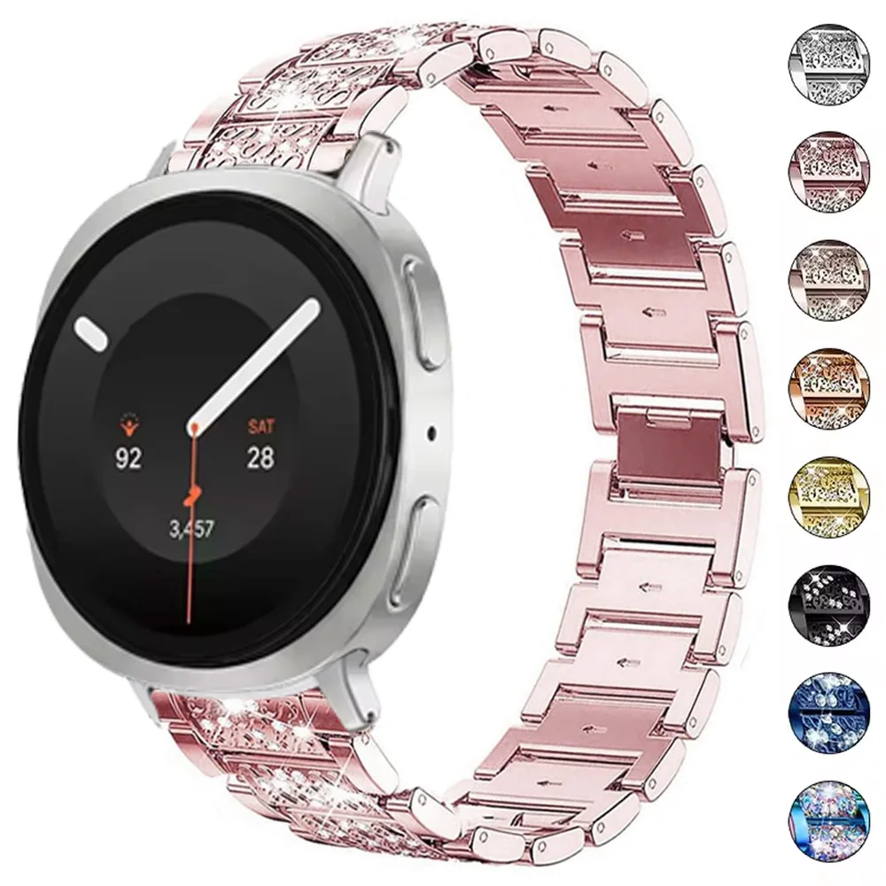 Diamond Women Bracelet for Samsung Galaxy Watch 9/8 40mm 44mm/8 Classic 46mm Metal Strap Band for Galaxy Watch Ultra 2 47mm Belt