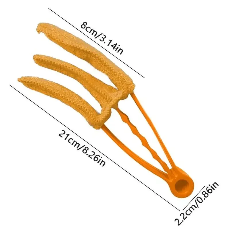 Strumenti per la pulizia dei ciechi per finestre pulitore per tende spolverino per porte e finestre spazzole per la pulizia delle fessure spazzola per la pulizia portatile per finestre