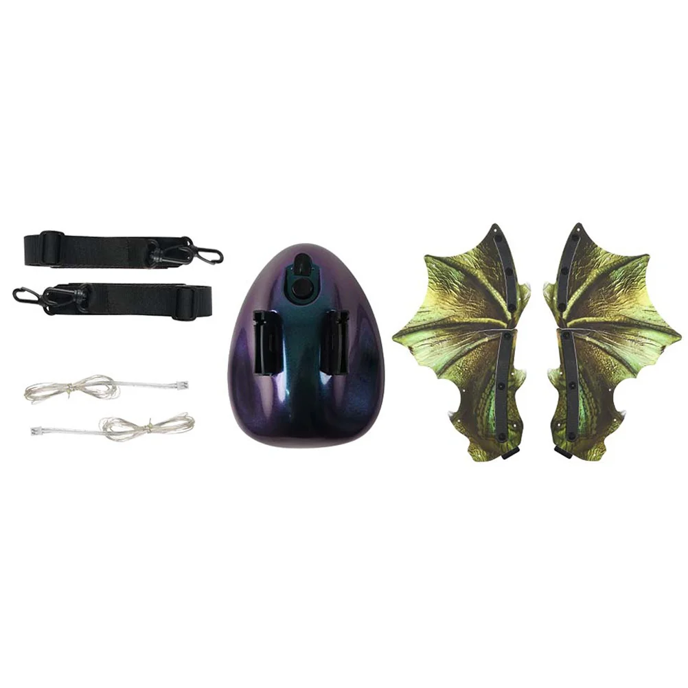 

1Set Dinosaur Wing Prop Lightweight Glowing Fairy Wing Costume Halloween Party Dress Up Accessory Costume Wings