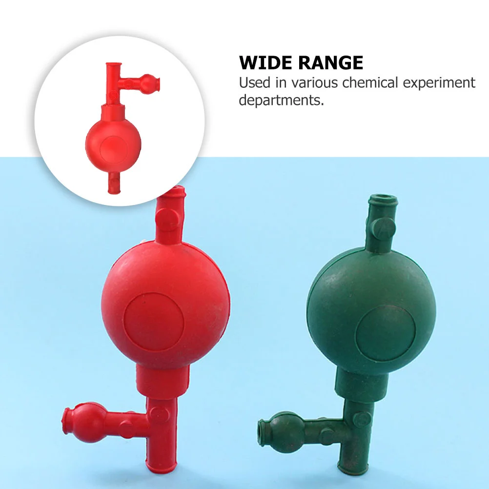 Imagem -05 - Bulbo de Sucção de Laboratório de Enchimento Quantitativo Bola Pipeta Lâmpadas Móveis de Borracha Vermelha Válvulas Máquina de Enchimento