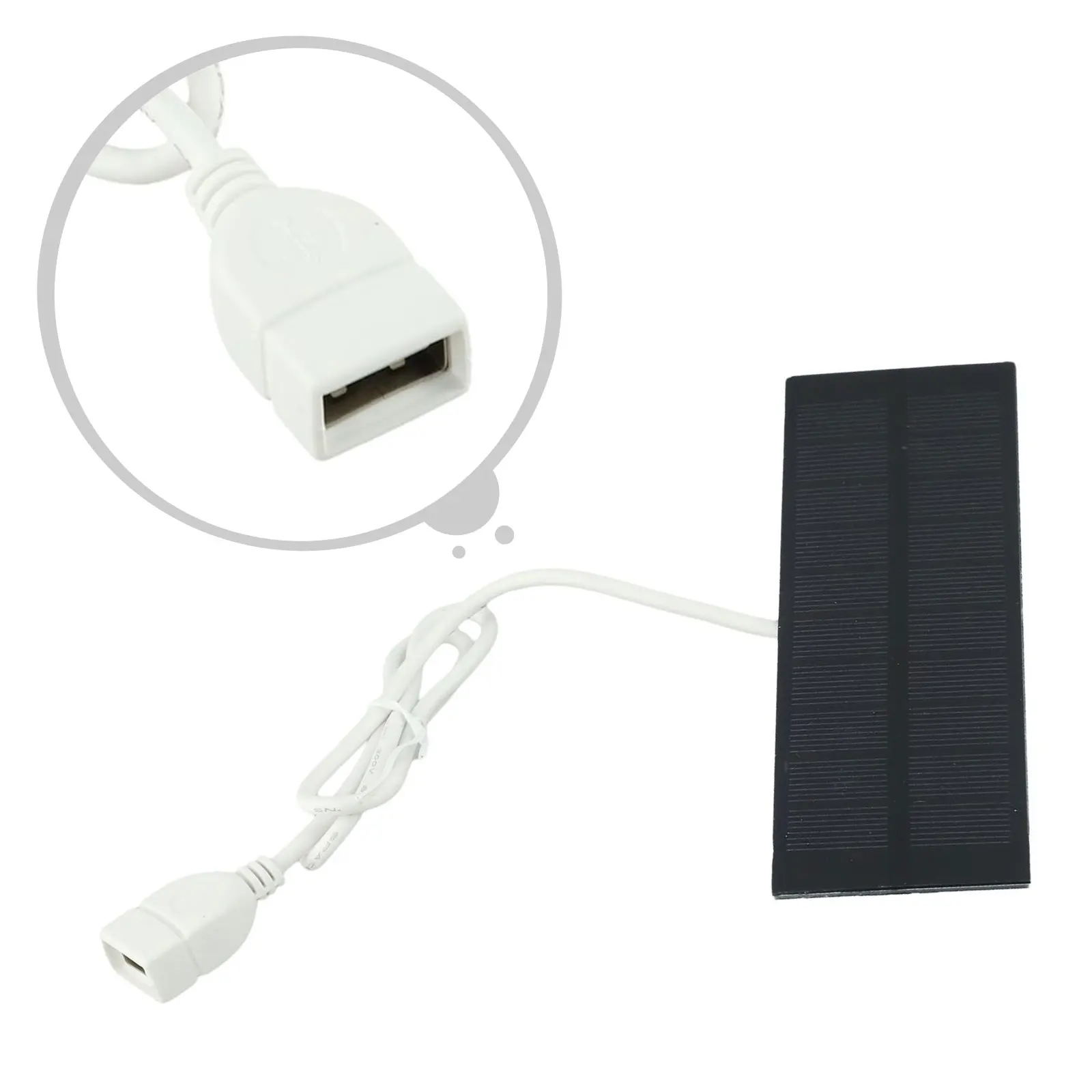 

2W Solar Panel Charger Mobile Power Bank Light Fan Charger Charge 3.7-5V Battery Furniture Vacuum Cleaner Accessories