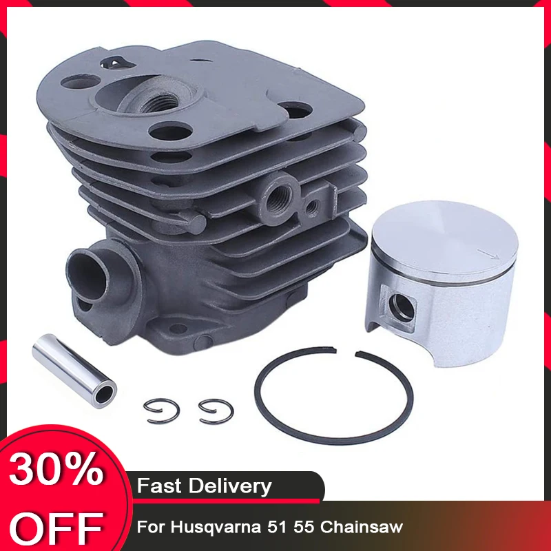 

45MM Cylinder Piston Ring Pin Kit Compatible With Husqvarna 51 55 Chainsaw