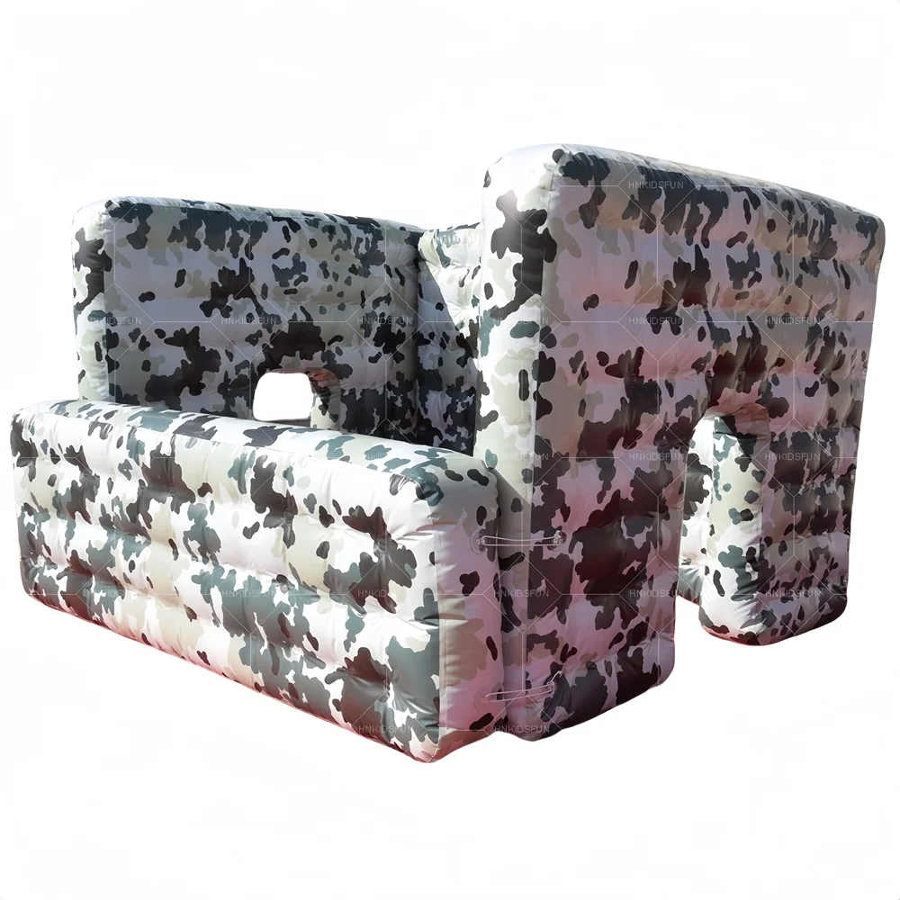 Экстремальная спортивная игра, стрельба, тренировочная бирка, арена, стрельба из лука, боевое поле, надувные бункеры для пейнтбола на продажу