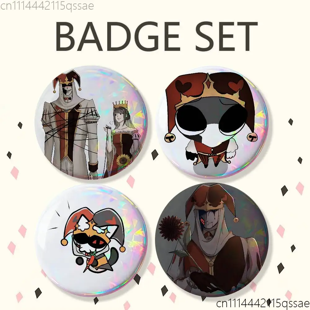 Jestyn K-Kingdom of M-Marionettes 25/32/44/58/75mm Badges Button Round Creative Pin Brooch Badge Bag Decor Accessories