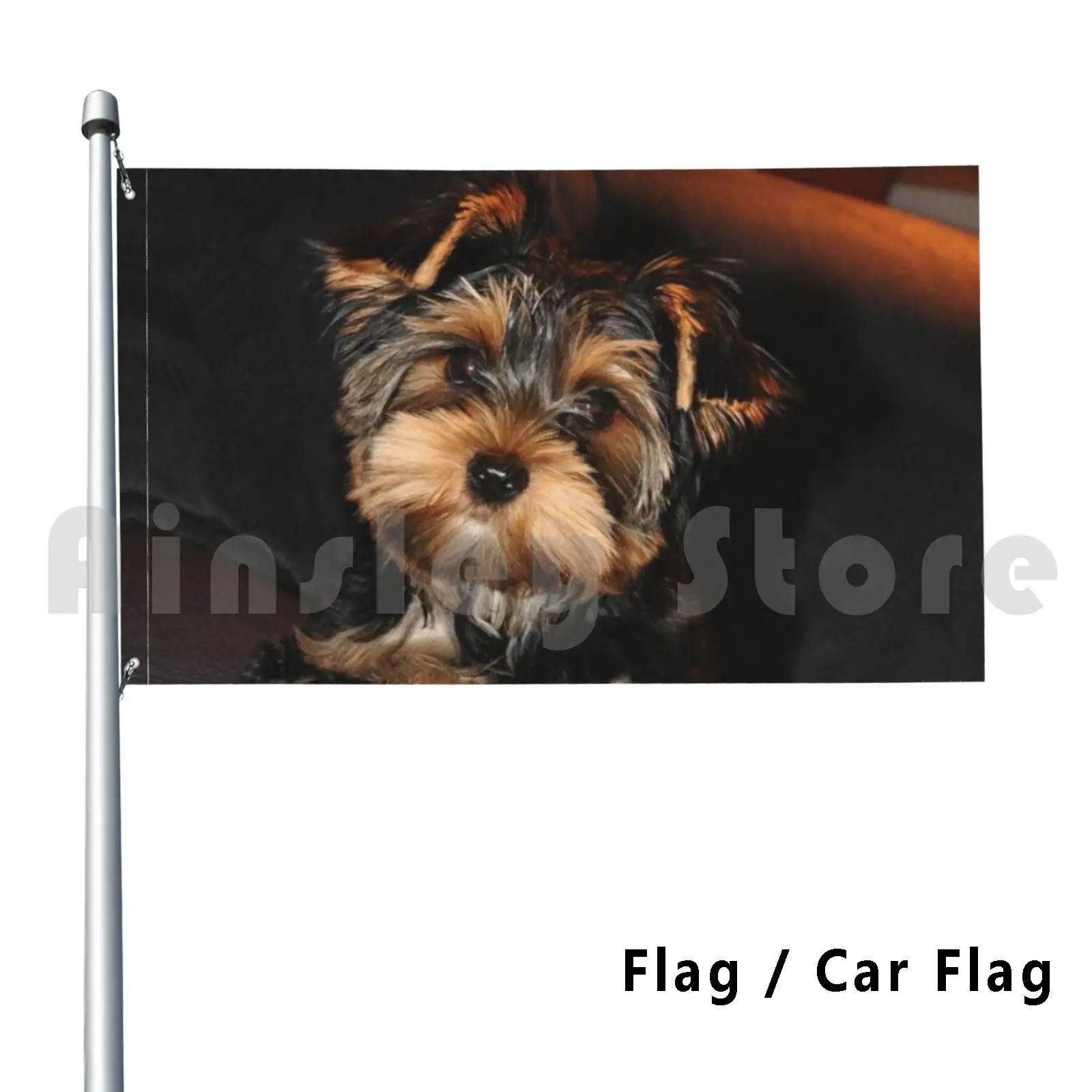 Cute Yorkshire Terrier Dog Outdoor Decor Flag Car Flag 62 Yorkshire Terrier Yorkie Dog Pet Toy Breed Teddy Bear