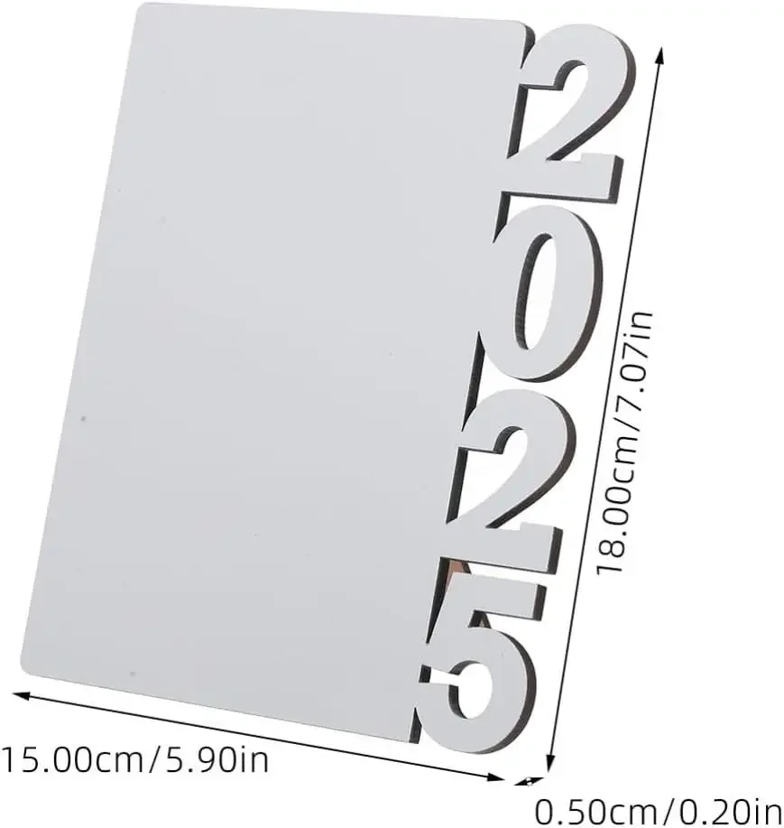 5PCS Sublimation Blanks Photo Frame 2025New Year Picture Frame 2025 Graduation Frame Hardboard Photo Frame DIY Personalized