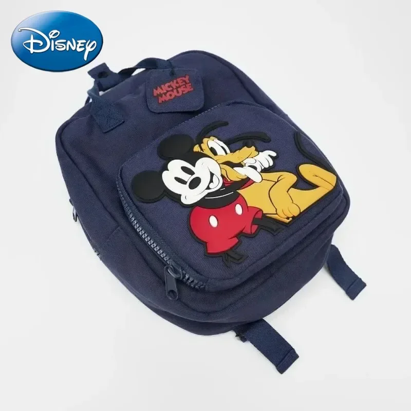 New Disney Cartoon Mickey Mouse Casual Cute Children's School Bag 3-7 Years Old Kindergarten Backpack